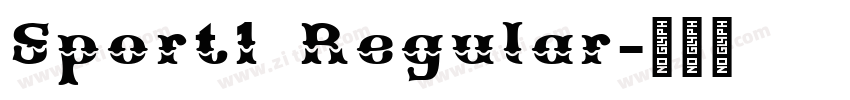 Sport1 Regular字体转换 Sport1 Regular字体转换